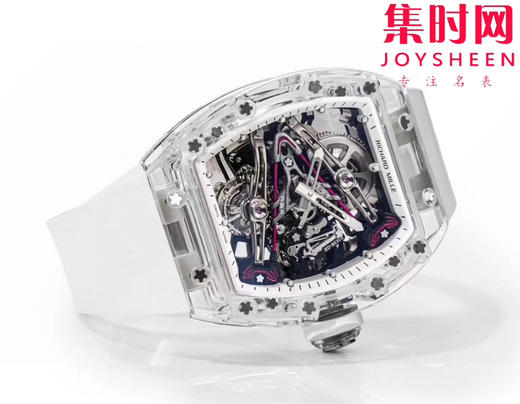 『水晶』理查德米勒 理查米尔全透明壳 推出 RM38-02 水晶 粉色主题镂空真陀飞轮腕表 商品图1