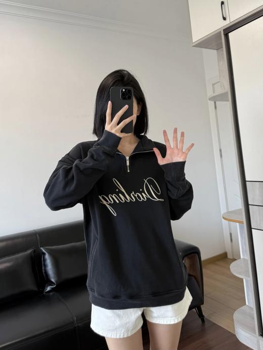 迪奥 2025FW印花字母标识拉链衣领卫衣（DY） 商品图5