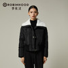 【设计师专柜】罗宾汉翻领羊羔毛领拼接羽绒服女时尚短款秋冬-R238Y5995 商品缩略图4
