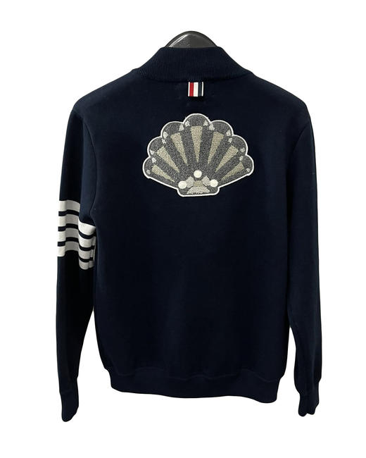 中性款立体刺绣针织外套la022 商品图1