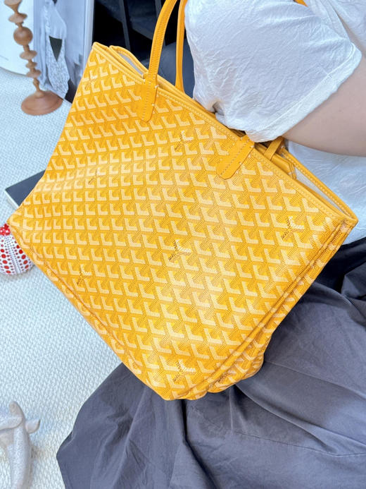Goyard 双层 黄色 老花 小号 子母包 商品图3