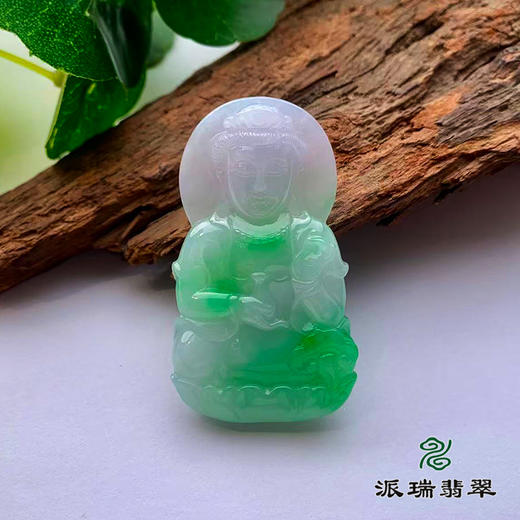 派瑞翡翠 翡翠观音 糯种 浅绿 商品图0