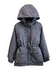 女款提花连帽收腰棉服hu010 商品缩略图0