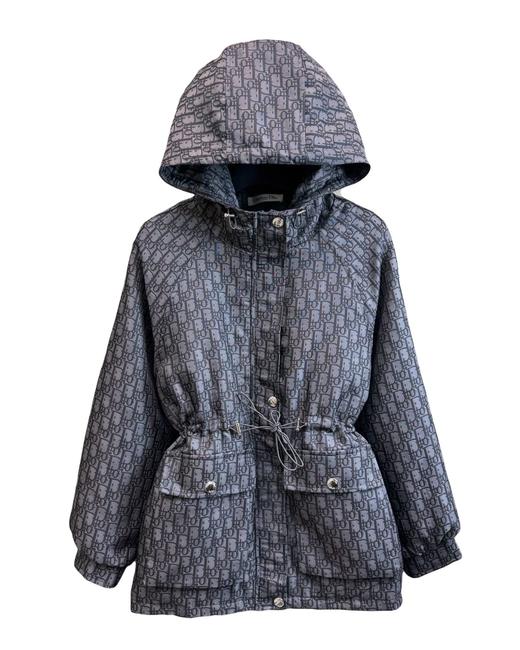 女款提花连帽收腰棉服hu010 商品图0