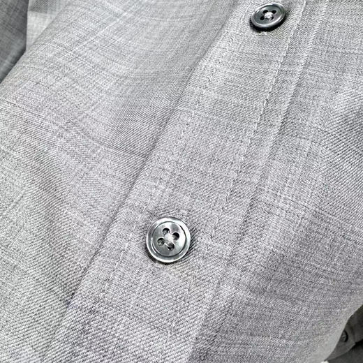 火桐hooton 花纱色织 精纺100超细美丽诺绵羊毛长袖衬衫S5033 商品图2