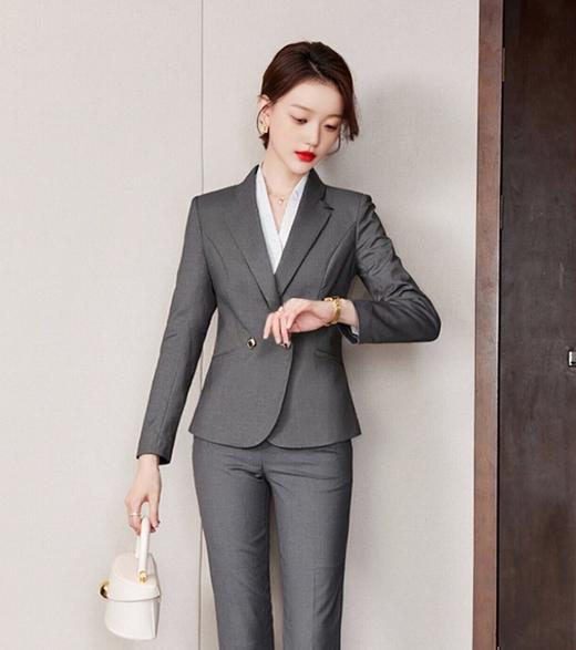 G2000女装FW25商场同款【绵羊毛混纺】修身剪裁西装58914003 商品图0