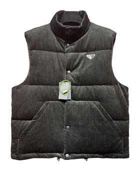 男款灯芯绒羽绒马甲la020