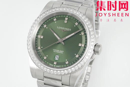 浪琴新款 AF康卡斯悦动41系列 钻圈款 男士腕表 商品图1