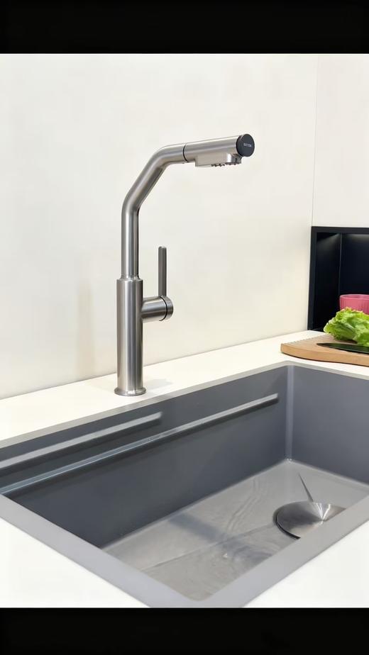 6096 欧布304横式双弯抽拉-(拉丝) 商品图1