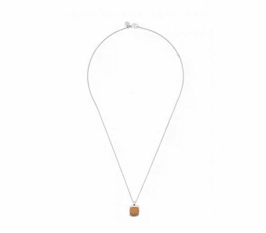 TOMWOOD 缎面虎眼石吊坠项链(Cushion Pendant Tiger Eye) 商品图0