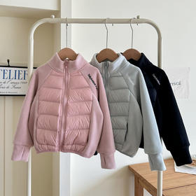 【新国标90白鸭绒109/件】】儿童奥粒绒拼接羽绒服男女童校服神器聚【任选商品需单独购买，不可跨链接合并付款⭐️