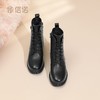 信诺妈妈鞋真皮软底舒适女鞋2025冬季新款加绒保暖棉鞋马丁靴短靴X5M124-205 商品缩略图8