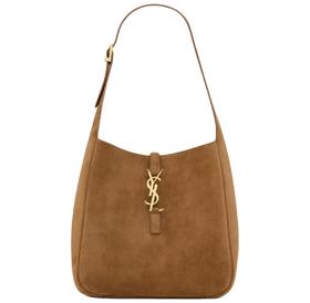 GZ271-圣罗兰 hobo手提单肩包麂皮棕（JF*MM）