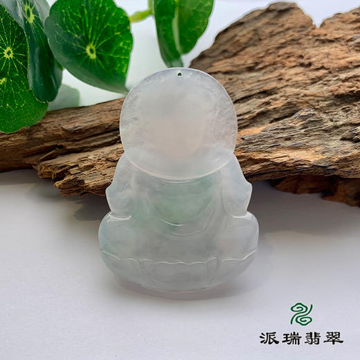 派瑞翡翠 翡翠观音 糯种 浅绿 商品图1