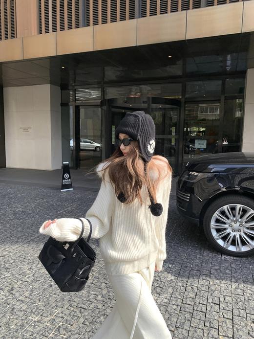 YT05-香奈儿 羊毛针织 雷锋帽（COCO） 商品图3