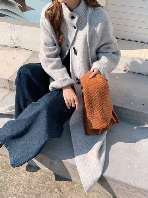 YW时尚双面呢立领中长款大衣(LH)(LD)-纪念日百货167944177 商品图1