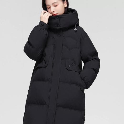 白鸭绒加厚女中长款 宽松显气质潮流百搭羽绒服 HY-10 商品图7