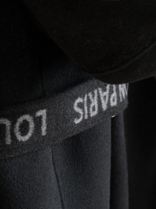 【只可换码，不退货】GY35-驴家黑灰大花秋冬经典款羊毛大衣（SZX*MM） 商品图8