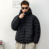 徐太浪【辑行收腰 双拉链】黑色连帽羽绒服男冬季防寒面包服外套 商品缩略图0