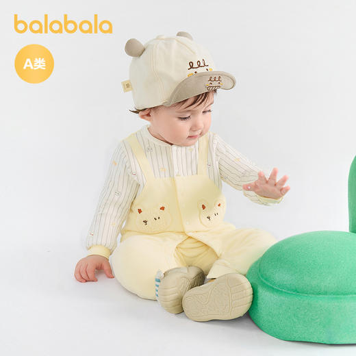 巴拉巴拉婴儿连体衣秋冬外出抱衣2025新款时髦萌 商品图2