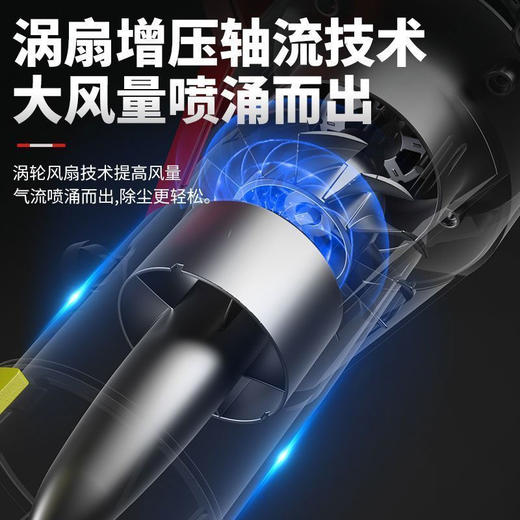 锂电鼓风机一电一充15串电池电动暴力涡轮风扇大功率吹风机工业级锂电式吹叶子神器 商品图2