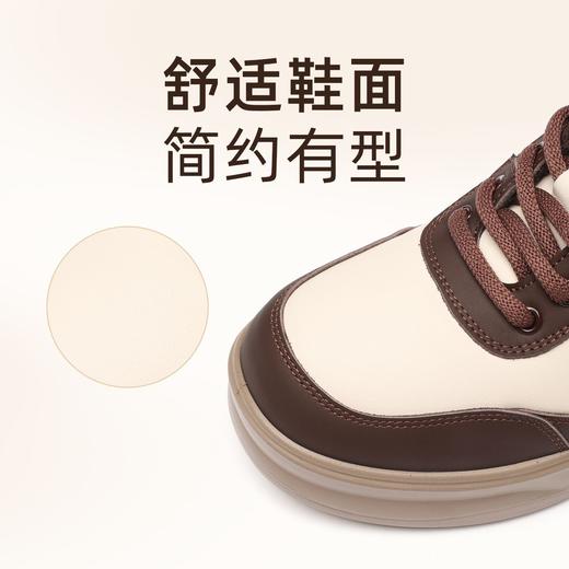 信诺妈妈鞋女软底舒适运动休闲鞋2025冬季新款中老年加绒保暖棉鞋5M653-11TD 商品图1