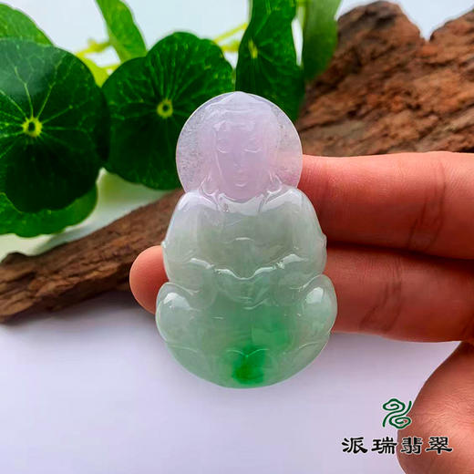 派瑞翡翠 翡翠观音 糯种 浅绿 商品图2