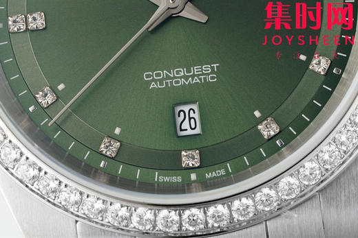 浪琴新款 AF康卡斯悦动41系列 钻圈款 男士腕表 商品图4
