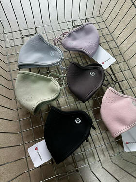 原单正品 Lulu胶原蛋白保暖口罩
颜色：黑色/深灰/浅灰/浅绿/粉色/紫色