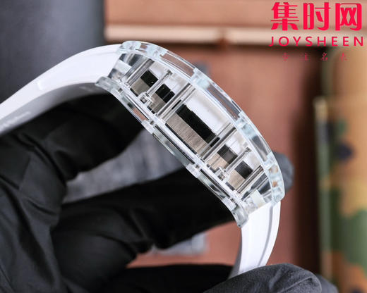『水晶』理查德米勒 理查米尔全透明壳 推出 RM38-02 水晶 粉色主题镂空真陀飞轮腕表 商品图6