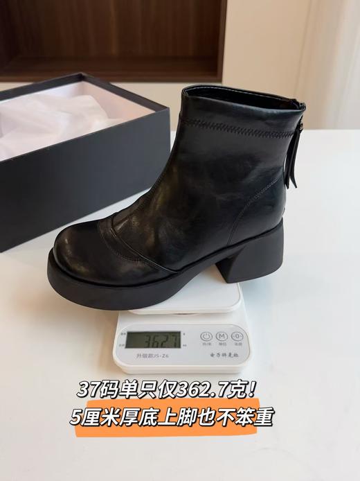 品牌订单100%进口羊皮裸靴通勤休闲百搭 商品图7