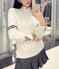 中性款修身织带针织衫毛衣ba022 商品缩略图4
