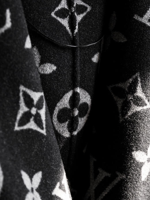 【只可换码，不退货】GY22-驴家黑白中花短款秋冬经典款羊毛大衣外套（SZX*MM） 商品图10