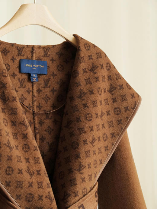 【只可换码，不退货】GY20-驴家焦糖美拉德色系小花短款羊毛秋冬羊毛大衣（SZX*MM） 商品图4