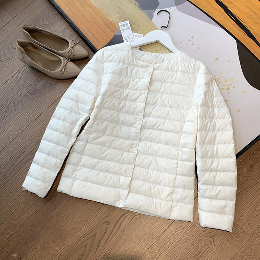 【双十一来了】穿三季！好穿不跑毛！2025轻盈保暖90白鸭绒羽绒服女短款秋冬！ 商品图3