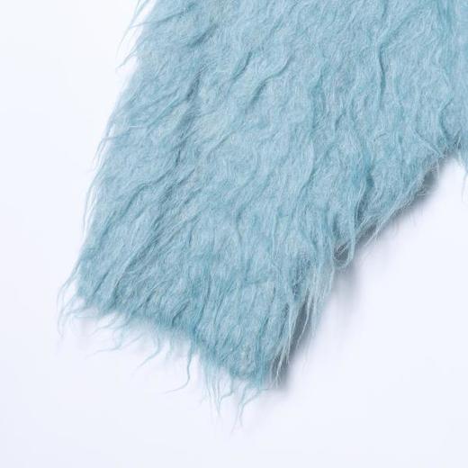 72376SDSA男士秋冬新款痞帅男装老钱风纯色V领毛衣百搭宽松套头上衣潮 商品图4