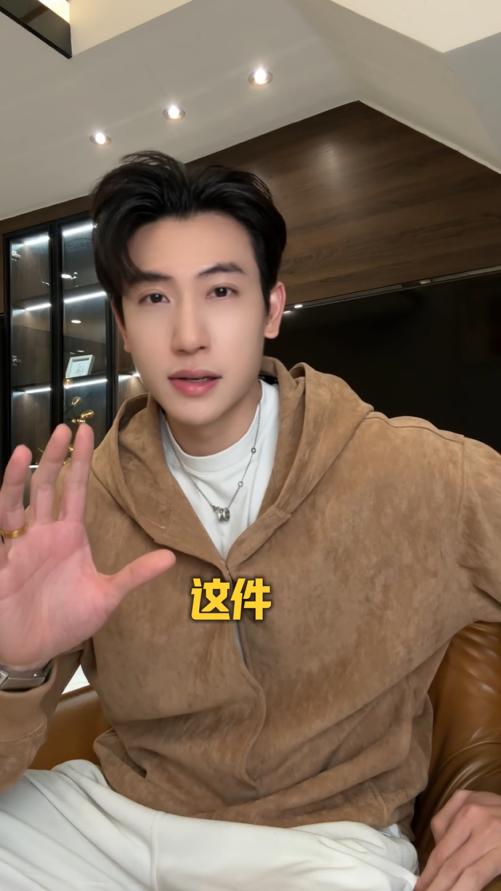 WY1149SDSA男士秋冬新款痞帅男装韩版简约纯色按扣连帽卫衣百搭宽松上衣 商品图0