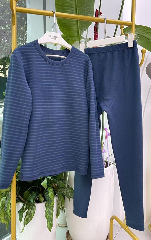 鹅绒茶树精油蓄热保暖圆领套装男款保暖衣16335654 商品图6