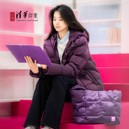 清华文创简约款单肩棉包 商品图4
