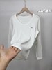 一包2件装，LULU2025新款大圆领拉绒磨毛打底衣，高弹力长袖修身肌底衣 商品缩略图5