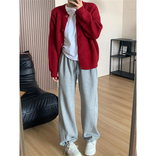 韩式针织毛衣开衫外套！女2025早秋新款软糯v领温柔慵懒风上衣！ 商品图3