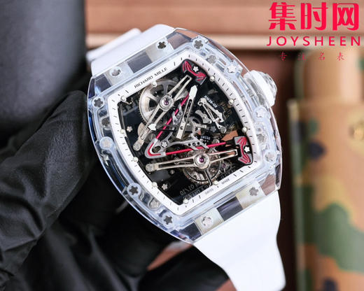 『水晶』理查德米勒 理查米尔全透明壳 推出 RM38-02 水晶 粉色主题镂空真陀飞轮腕表 商品图2