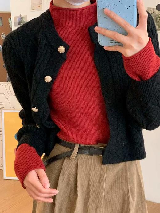 YW半高领加绒加厚一体绒百搭毛衣(LH)(LD)-纪念日百货167943924 商品图1