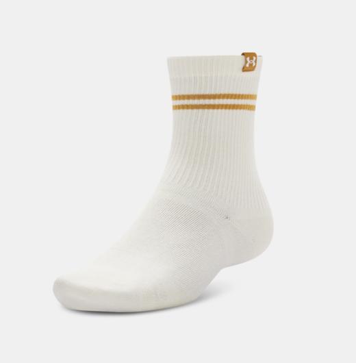 安德玛男女同款UA Sportstyle棉质中筒袜-3双装1390130-110 商品图5