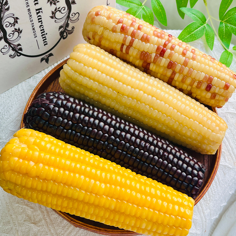 【非转基因】四拼玉米  花糯玉米/黑糯玉米/白糯玉米/黄糯玉米 8根