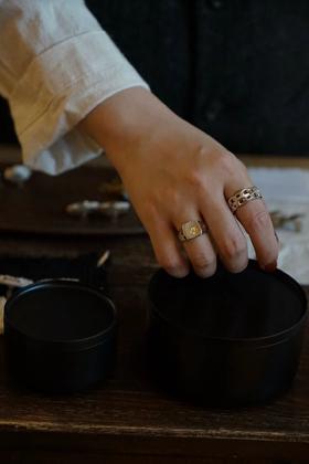 TOMWOOD 复古锁链戒指(Vintage Ring)