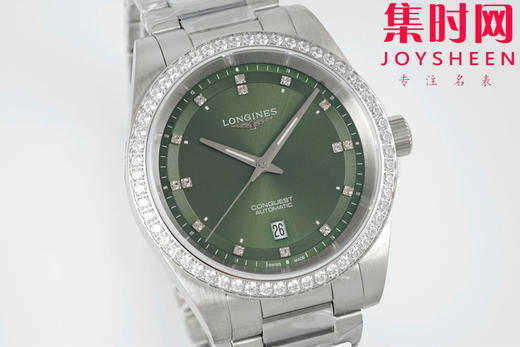 浪琴新款 AF康卡斯悦动41系列 钻圈款 男士腕表 商品图2