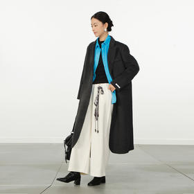 韩系极简西装翻领羊毛长款大衣-纪念日百货门店同款166493837