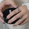 TOMWOOD 拉长石银戒指(Mario Ring Larvikite) 商品缩略图0