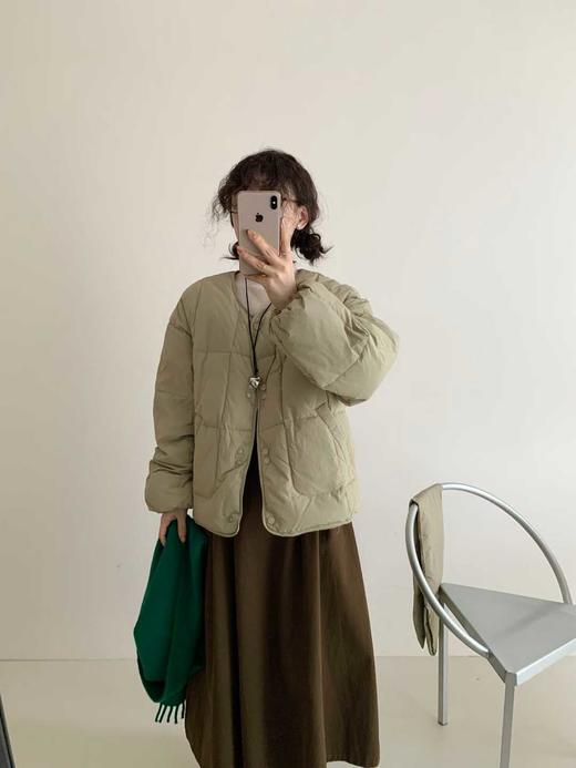 YW圆领围脖甜美简约百搭羽绒服外套(LH)(LD)-纪念日百货167895467 商品图1